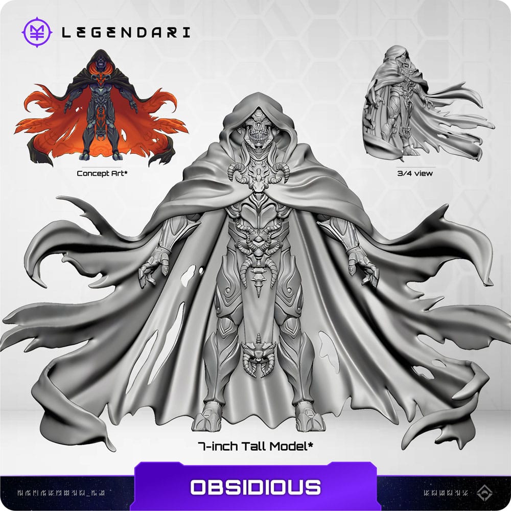MetaTravelers Legendari Action Figure 1/10 Obsidious 18 cm