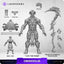 MetaTravelers Legendari Action Figure 1/10 Obsidious 18 cm