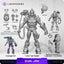 MetaTravelers Legendari Action Figure 1/10 Quik Jak Pale King 18 cm
