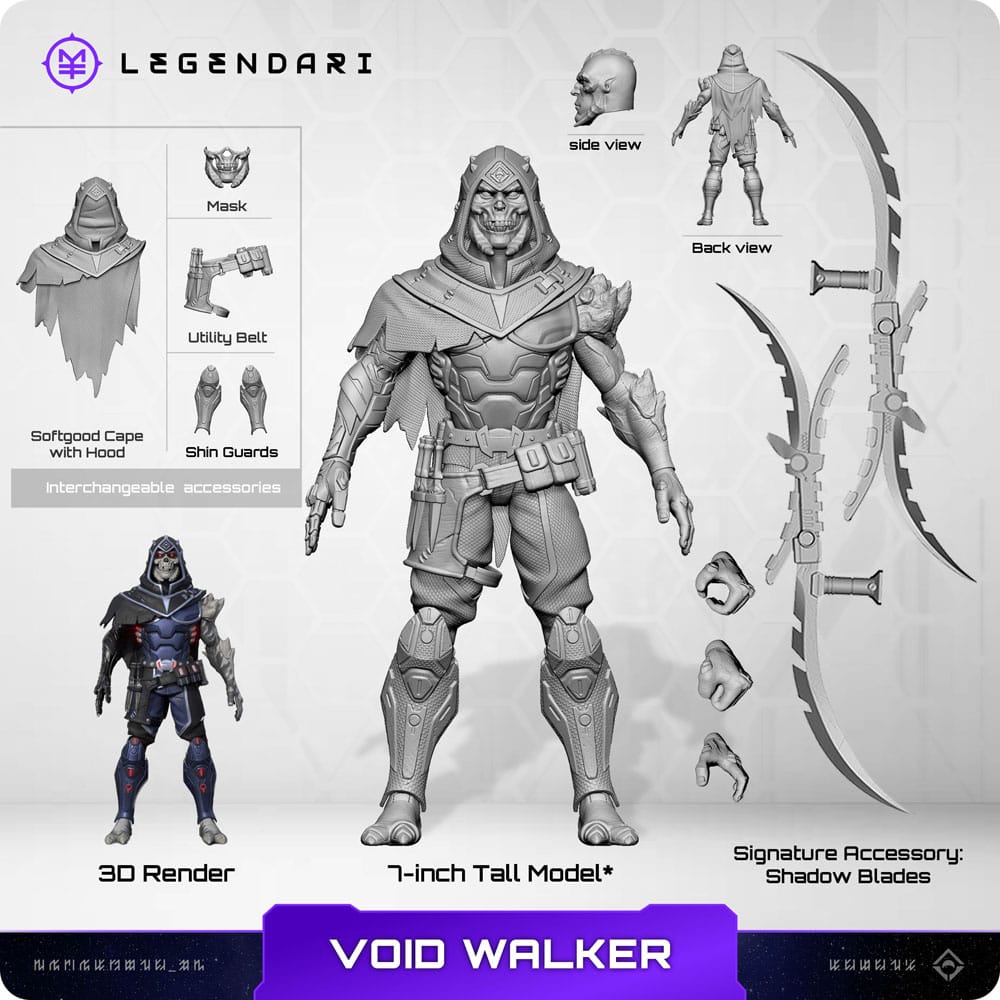 MetaTravelers Legendari Action Figure 1/10 Voidwalker 18 cm