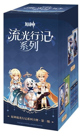 Genshin Impact Trading Card Game Journey of Light Display da 18 buste - Versione cinese