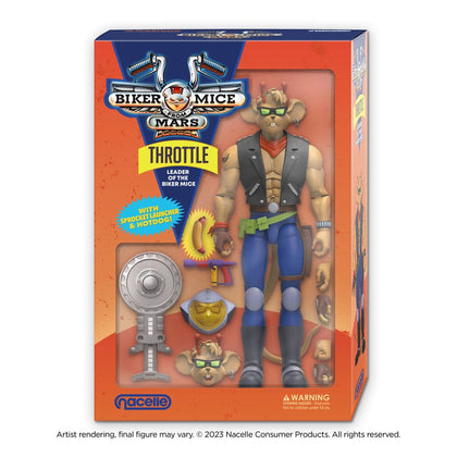 Nacelle - Biker Mice From Mars  - Action Figure - Throttle 18 cm