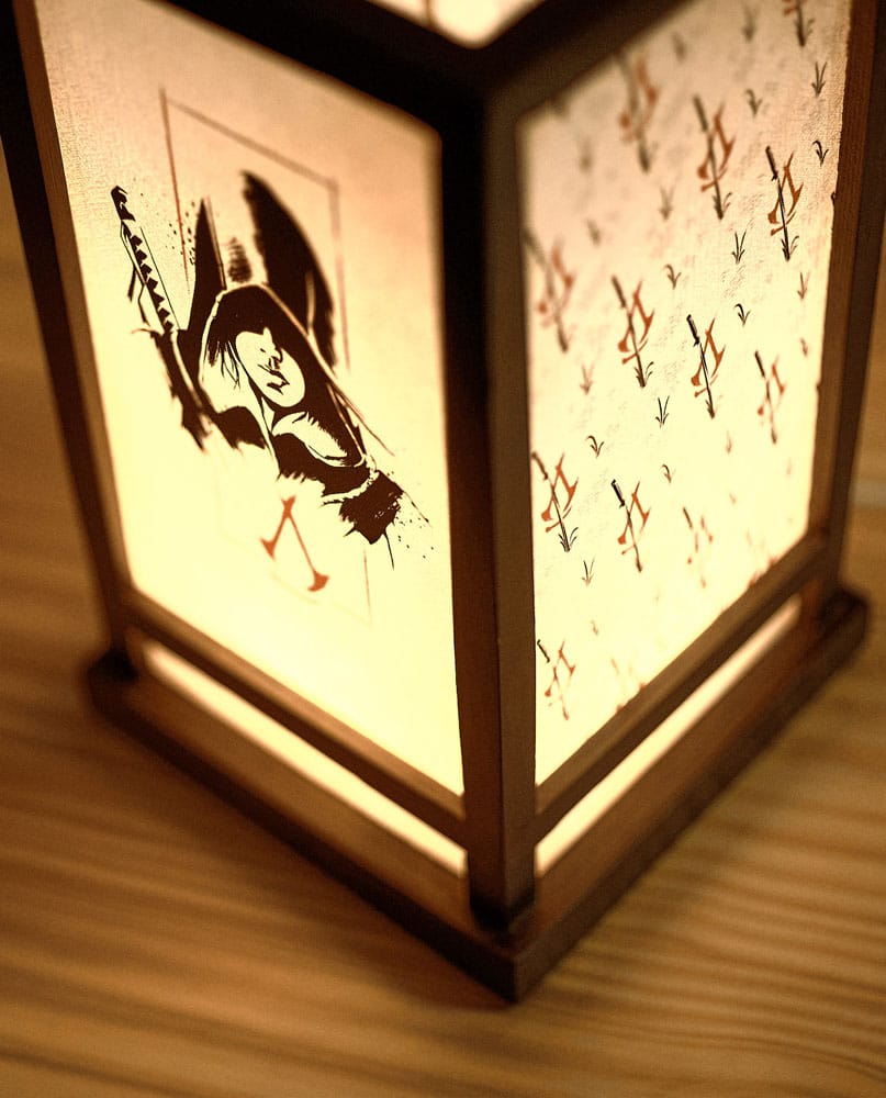 Lanterna LED Assassin's Creed Shadows con Yasuke e Naoe, 25 cm, Neamedia Icons