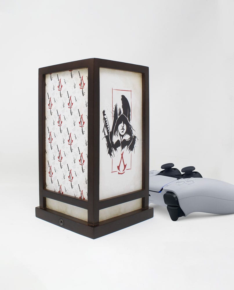 Lanterna LED Assassin's Creed Shadows con Yasuke e Naoe, 25 cm, Neamedia Icons