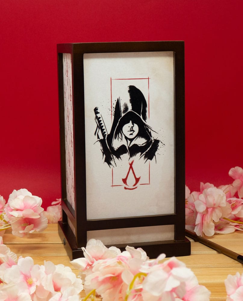 Lanterna LED Assassin's Creed Shadows con Yasuke e Naoe, 25 cm, Neamedia Icons
