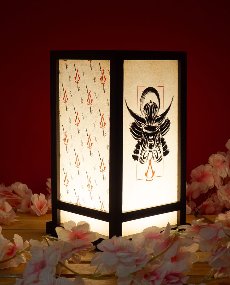 Lanterna LED Assassin's Creed Shadows con Yasuke e Naoe, 25 cm, Neamedia Icons