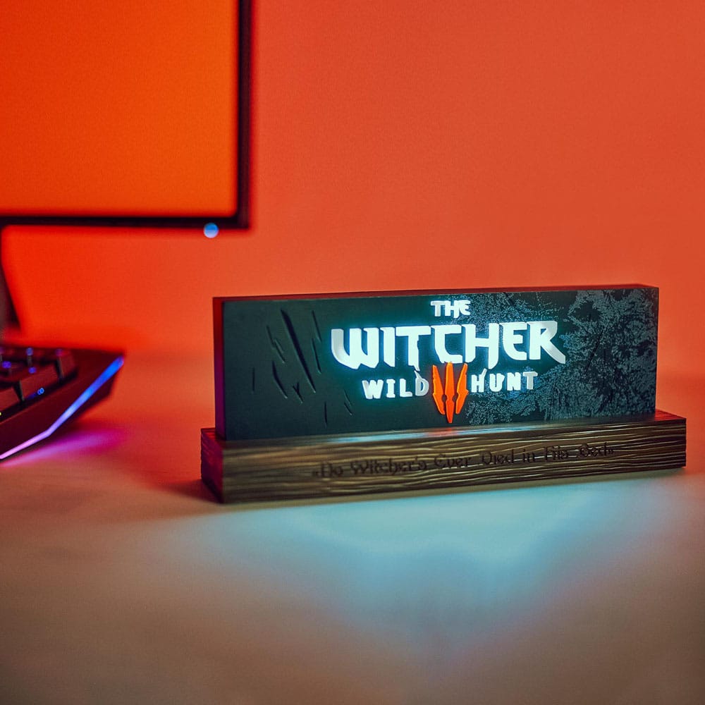 The Witcher Lampada LED Logo Wild Hunt 22 cm Neamedia Icons