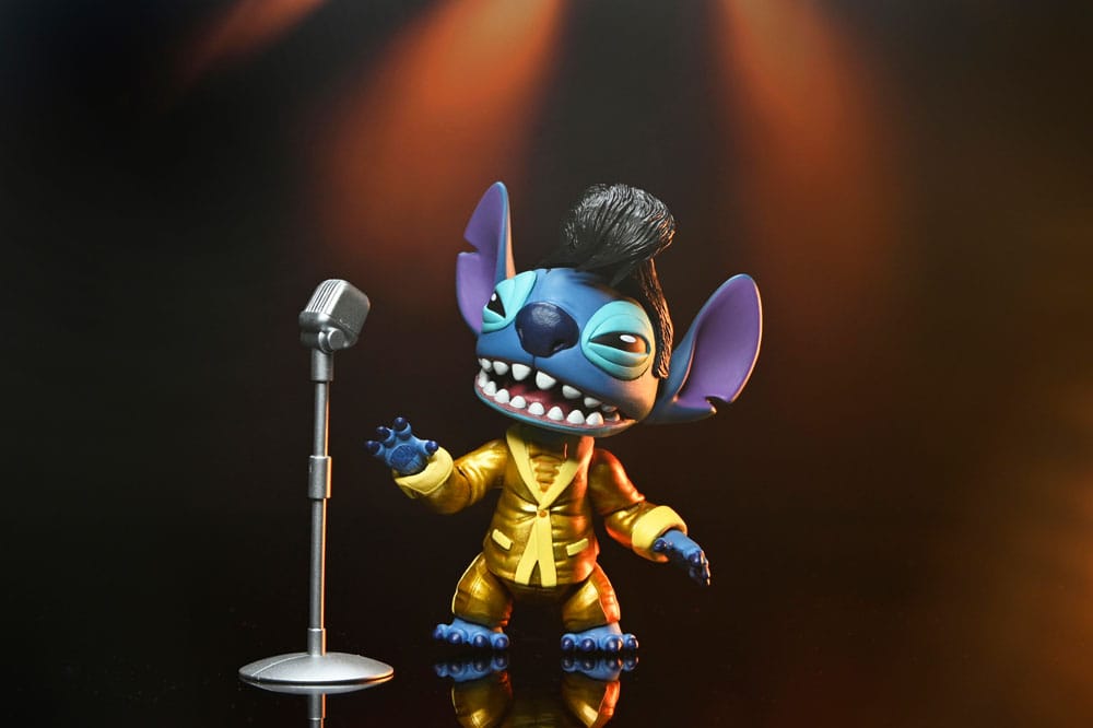 Lilo & Stitch Action Figure Ultimate Gold Suit Elvis Stitch 18 cm NECA