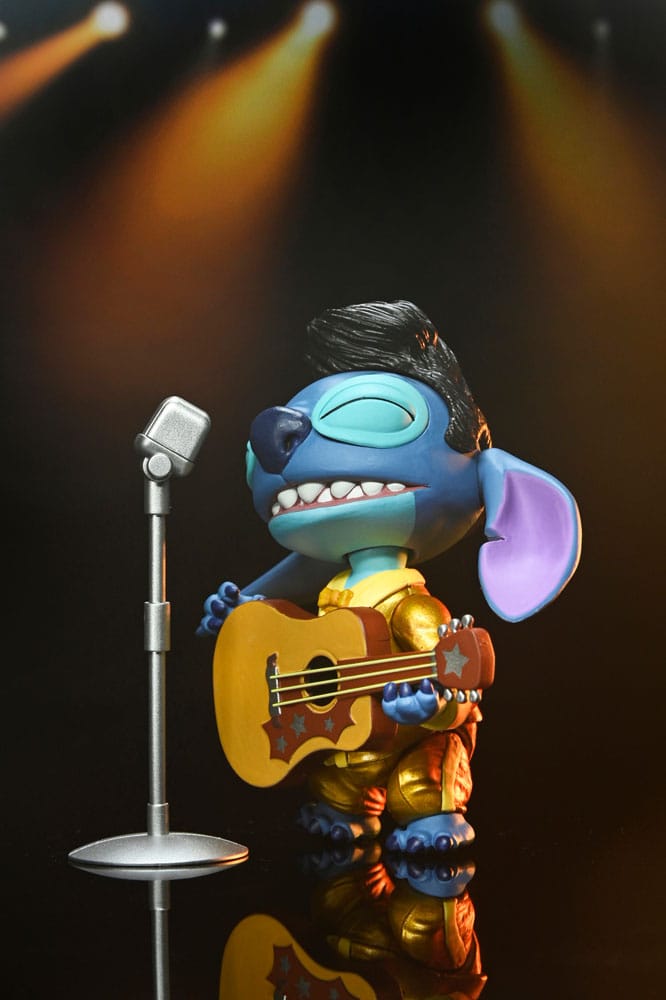 Lilo & Stitch Action Figure Ultimate Gold Suit Elvis Stitch 18 cm NECA