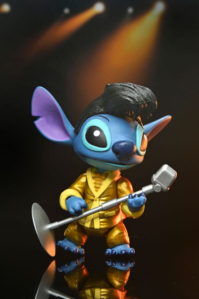 Lilo & Stitch Action Figure Ultimate Gold Suit Elvis Stitch 18 cm NECA