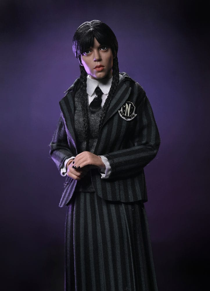 Action Figure 2 Pack Wednesday Addams (Uniforme Nevermore) e Enid Sinclair 20 cm – NECA