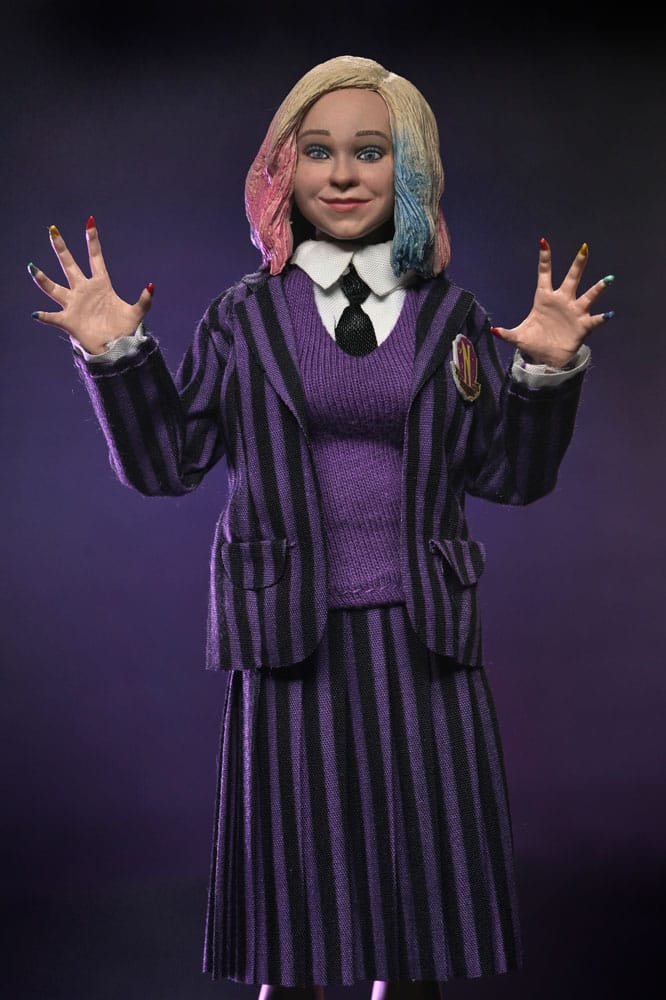 Action Figure 2 Pack Wednesday Addams (Uniforme Nevermore) e Enid Sinclair 20 cm – NECA