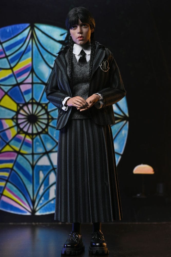 Action Figure 2 Pack Wednesday Addams (Uniforme Nevermore) e Enid Sinclair 20 cm – NECA
