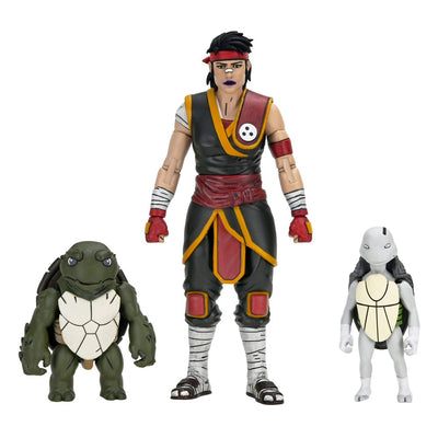 Teenage Mutant Ninja Turtles: The Last Ronin Action Figure Ultimate Casey Marie con Baby Odyn e Uno 17 cm NECA