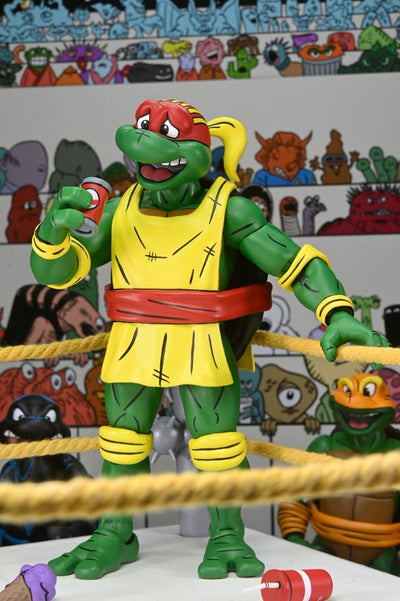 Teenage Mutant Ninja Turtles (Archie Comics) Action Figures 4-Pack Stump Wrestling Turtles 18 cm NECA