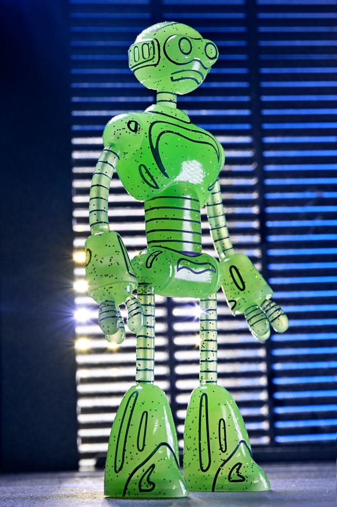 Tartarughe Ninja (Mirage Comics) Action Figure Transmat Fugitoid GID 18 cm