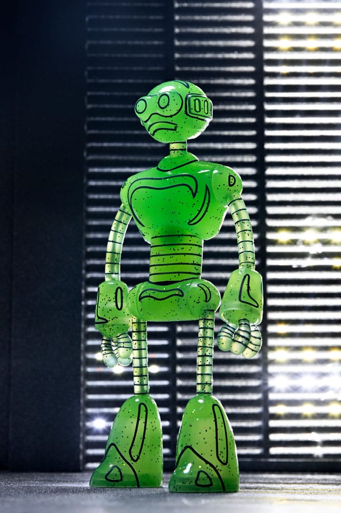 Tartarughe Ninja (Mirage Comics) Action Figure Transmat Fugitoid GID 18 cm