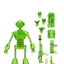 Tartarughe Ninja (Mirage Comics) Action Figure Transmat Fugitoid GID 18 cm