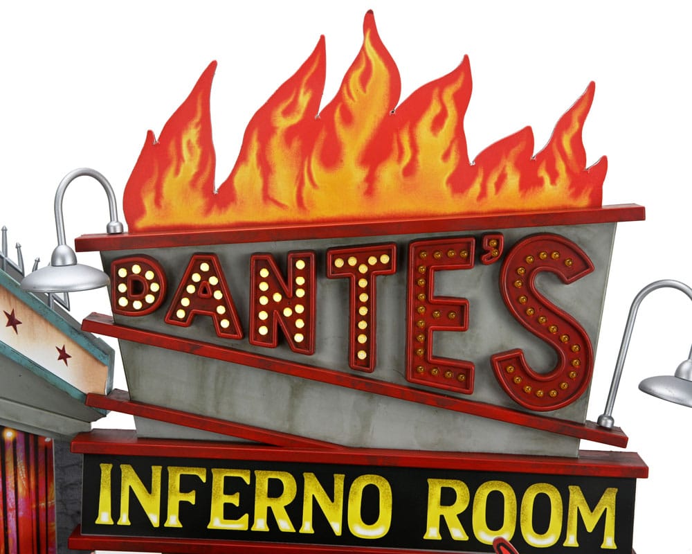 Beetlejuice (1988) Diorama Inferno Room Deluxe Set con Figura Trench con Punte NECA
