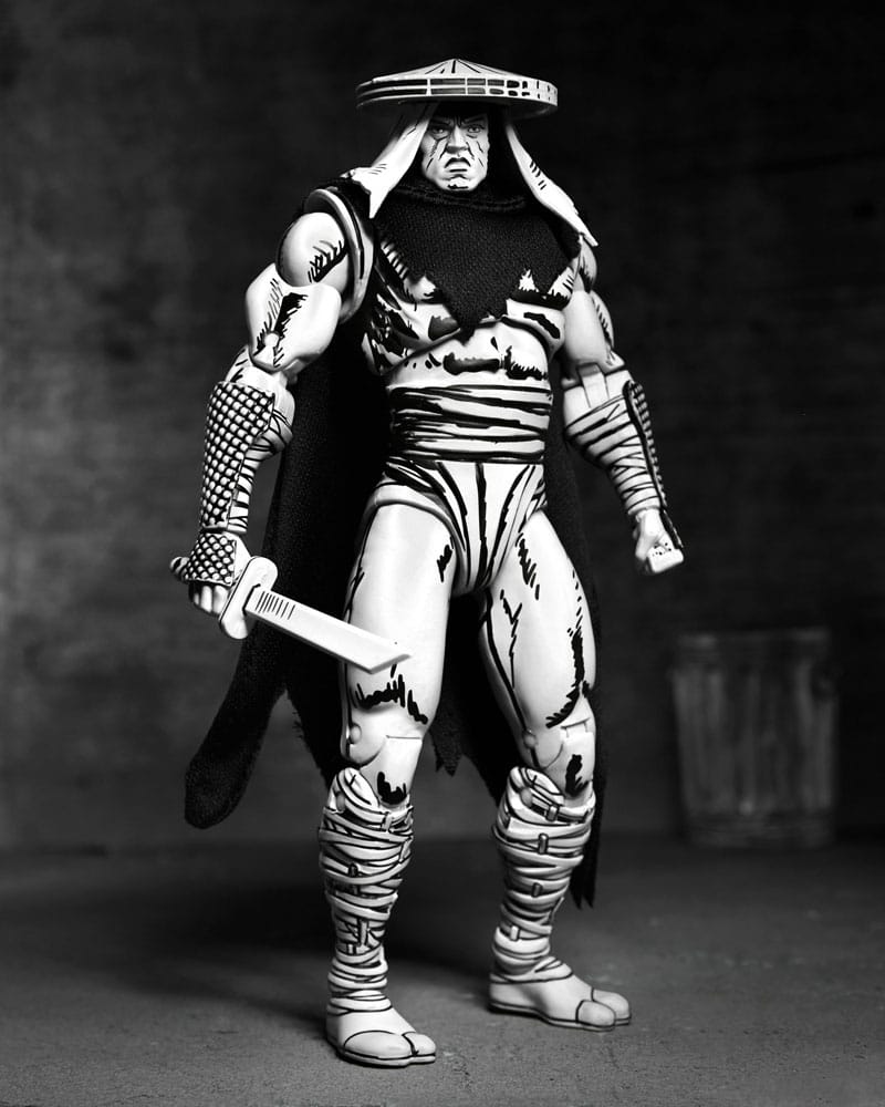 Tartarughe Ninja - Foot Assassin Bianco e Nero, Action Figure 18 cm NECA