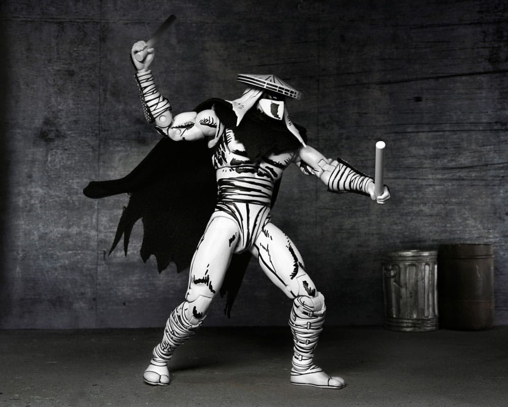 Tartarughe Ninja - Foot Assassin Bianco e Nero, Action Figure 18 cm NECA