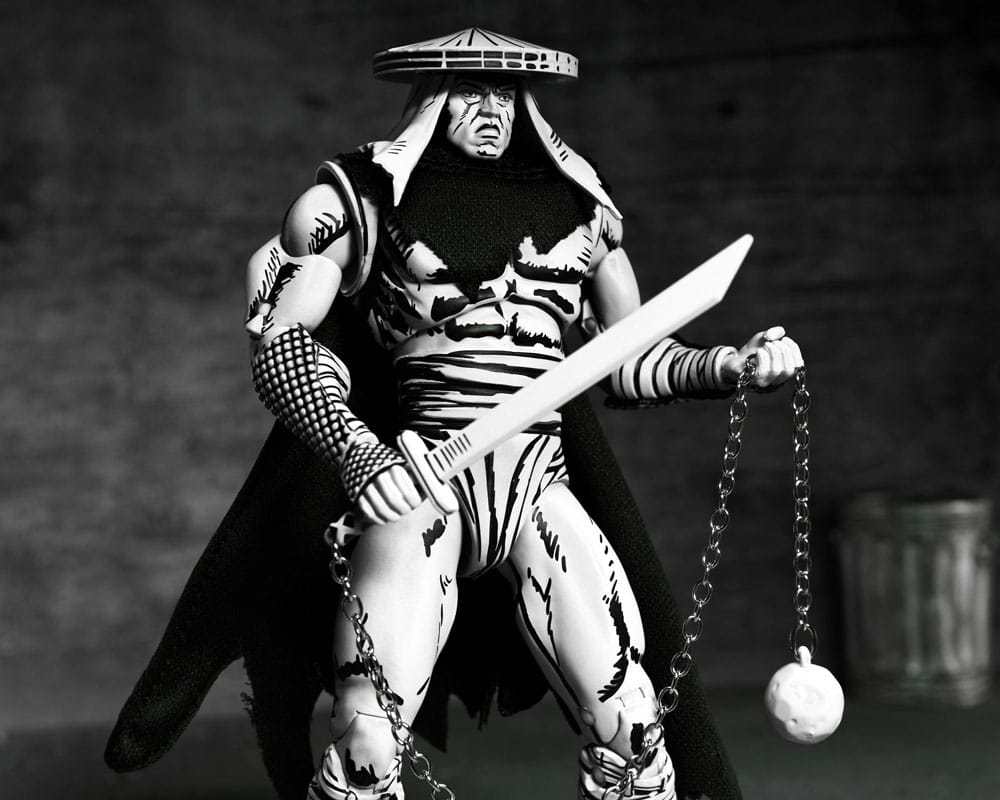 Tartarughe Ninja - Foot Assassin Bianco e Nero, Action Figure 18 cm NECA