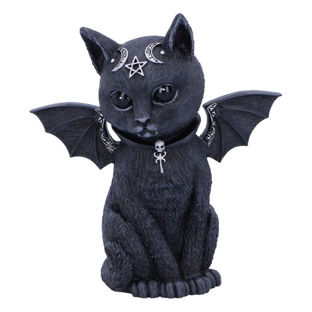 Statuetta Cult Cuties Malpuss Gatto Alato con Teschi e Pentagrammi Nemesis Now 10 cm