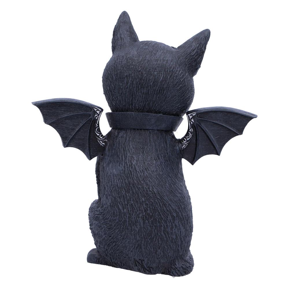 Statuetta Cult Cuties Malpuss Gatto Alato con Teschi e Pentagrammi Nemesis Now 10 cm