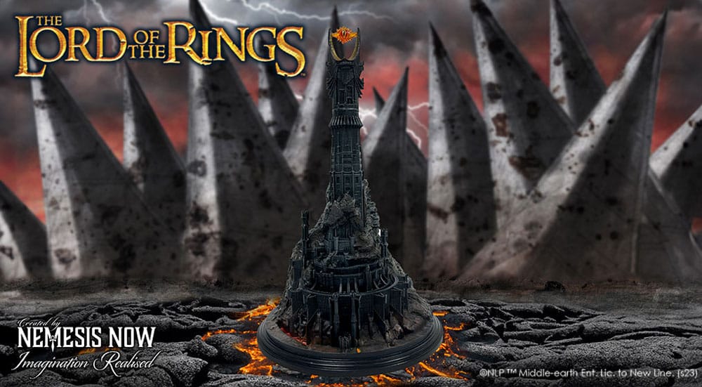 Bruciatore per incenso a cascata Il Signore degli Anelli Barad-dûr 26 cm - Nemesis Now