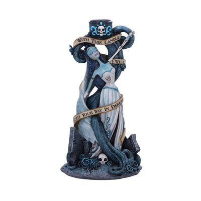 Nemesis Now Portacandele La Sposa Cadavere con Voto 19 cm