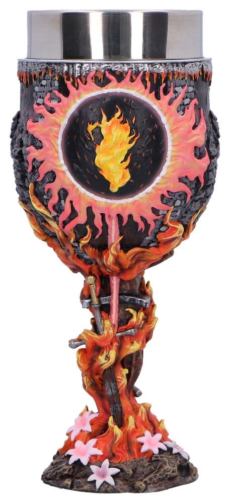 Calice Dark Souls Soul of Cinder in Resina Nemesis Now 19,5 cm