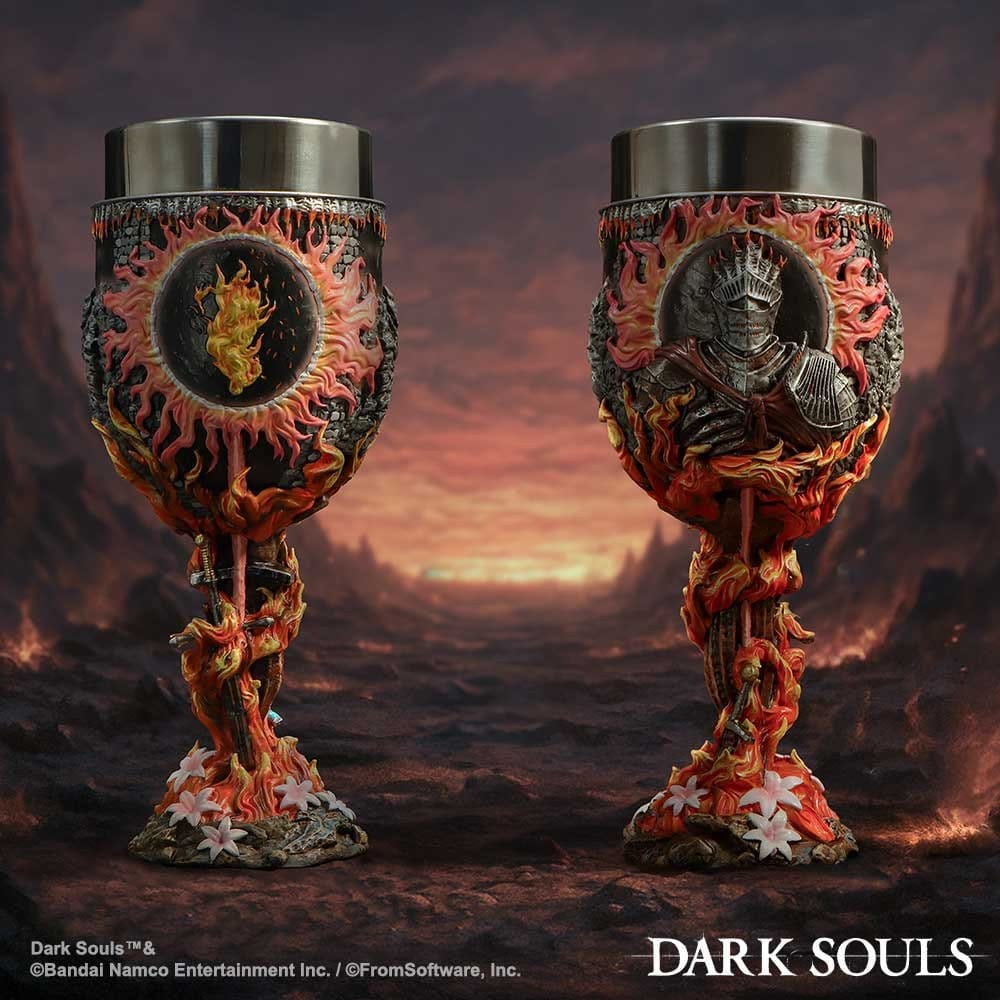 Calice Dark Souls Soul of Cinder in Resina Nemesis Now 19,5 cm