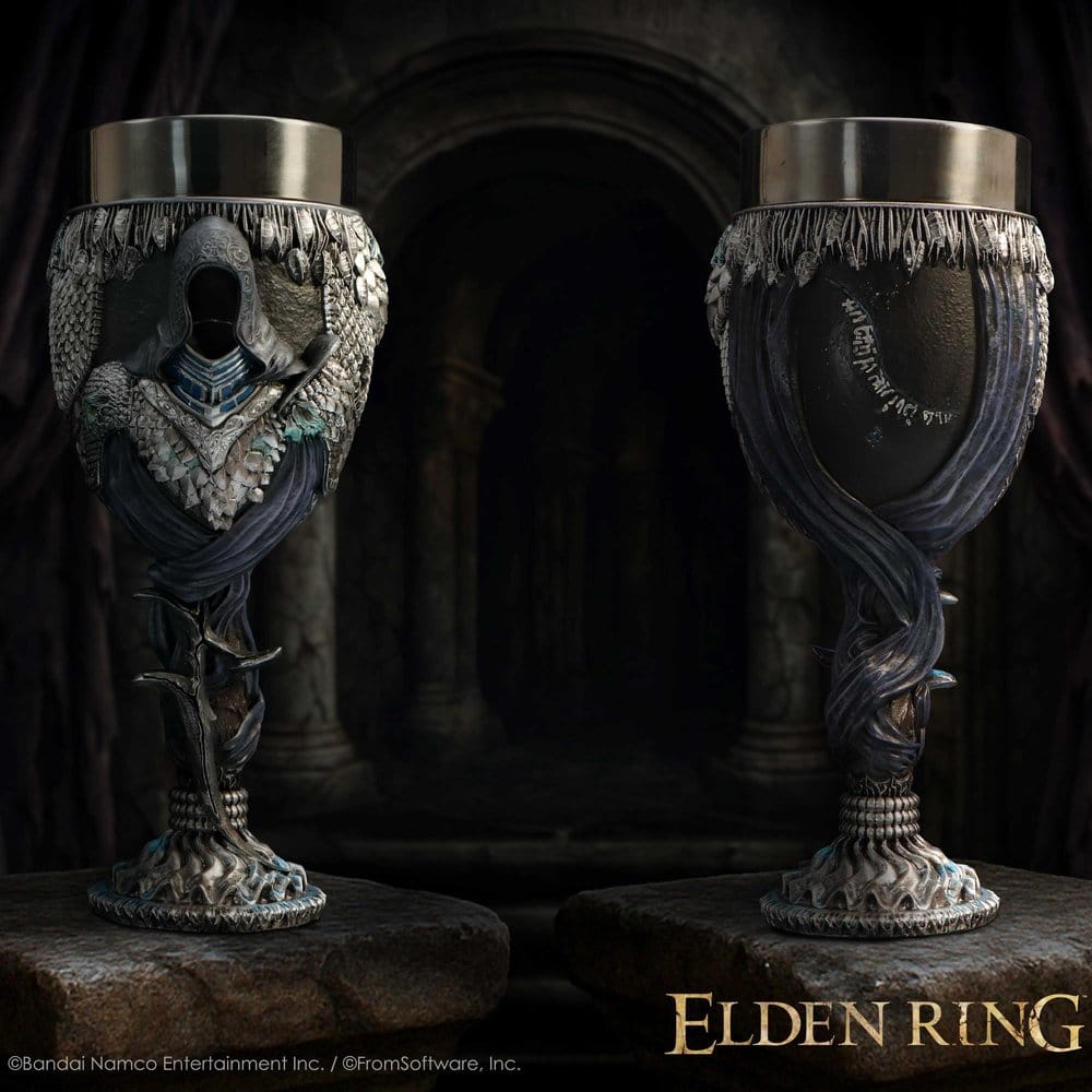 Calice Elden Ring Black Knife Assassin in Resina Dipinto a Mano Nemesis Now