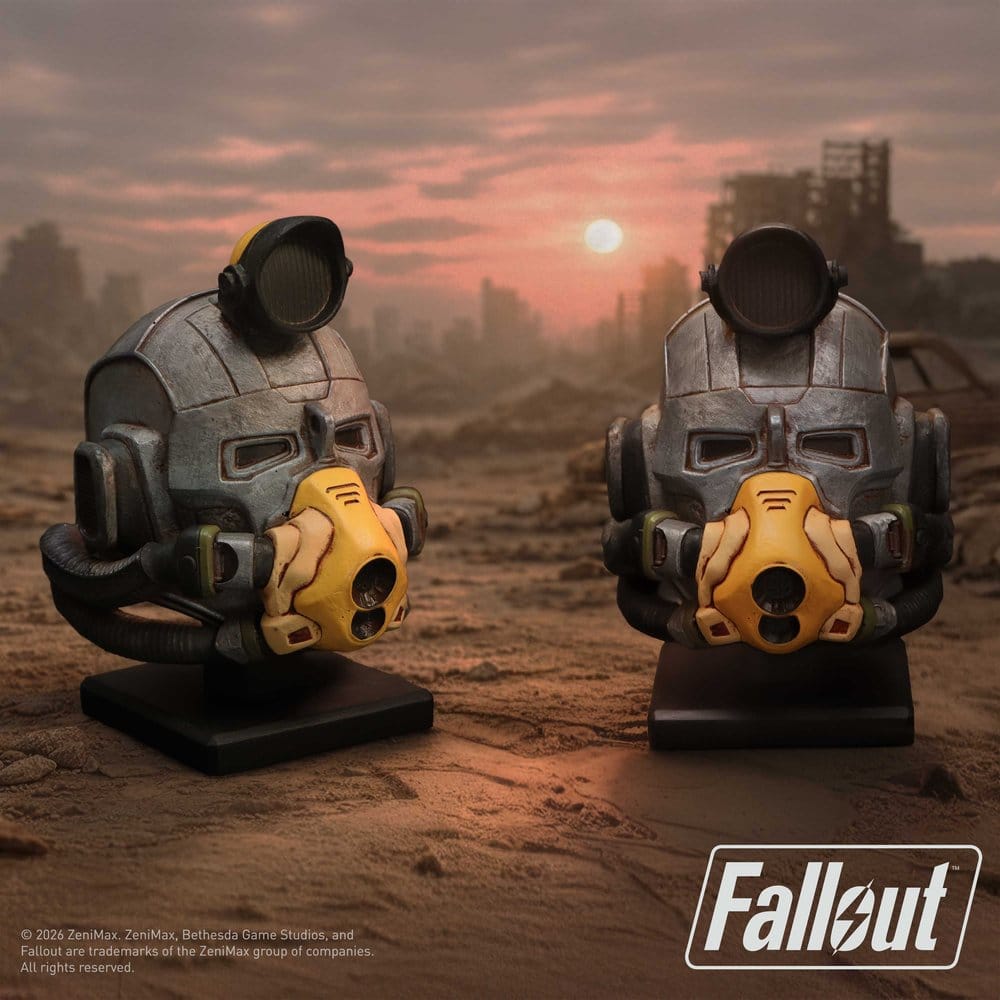 Fallout Excavator Power Armour Elmo - Statua in Resina 14 cm - Nemesis Now