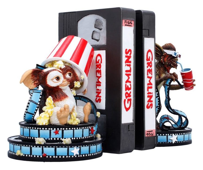 Gremlins Fermalibri in Resina Dipinti a Mano – 18 cm