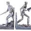 Fermaporte Terminator 2 T-1000 vs T-800 in resina, 19 cm, Nemesis Now