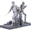 Fermaporte Terminator 2 T-1000 vs T-800 in resina, 19 cm, Nemesis Now