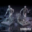 Fermaporte Terminator 2 T-1000 vs T-800 in resina, 19 cm, Nemesis Now