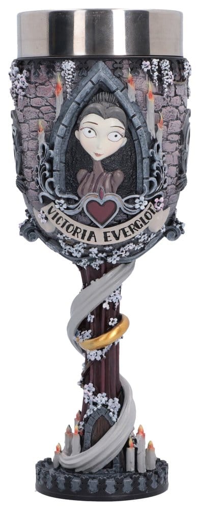 Calice Victoria Corpse Bride in Resina Dipinto a Mano Nemesis Now