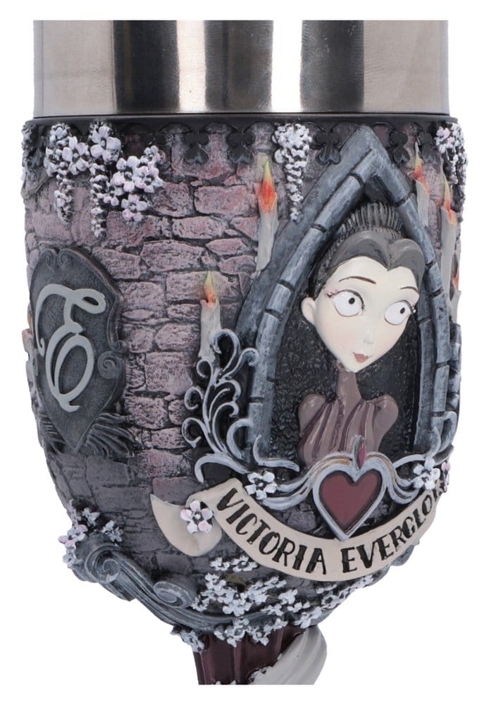 Calice Victoria Corpse Bride in Resina Dipinto a Mano Nemesis Now