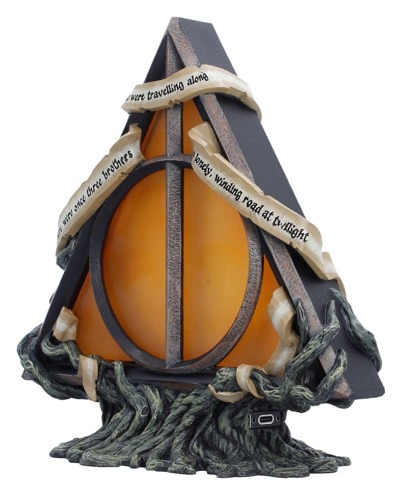 Lampada Harry Potter Simbolo dei Doni della Morte 22 cm Nemesis Now