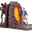 Fermaporte Stranger Things Il Sottosopra con Demogorgone ed Eleven, 18 cm, Nemesis Now