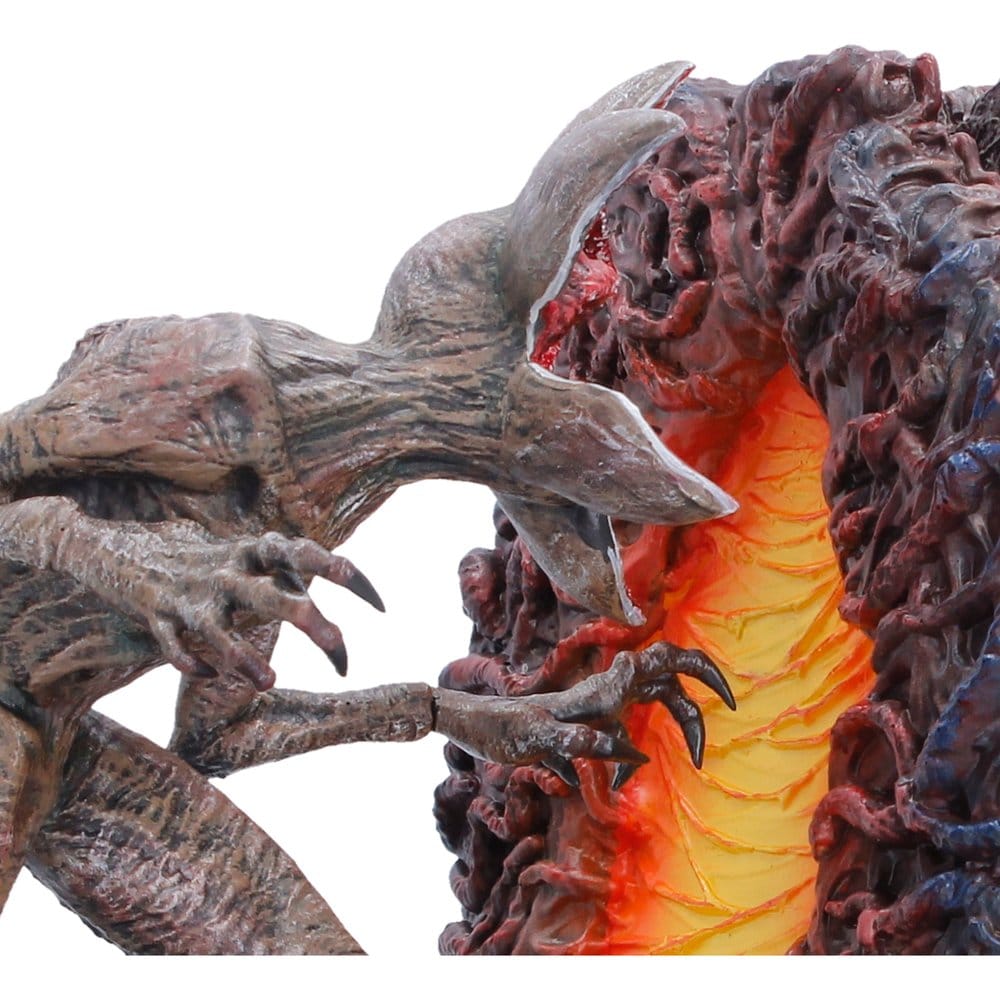 Fermaporte Stranger Things Il Sottosopra con Demogorgone ed Eleven, 18 cm, Nemesis Now