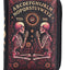 Borsellino Spirit Board in PU con scheletri in preghiera, 13 cm, Nemesis Now
