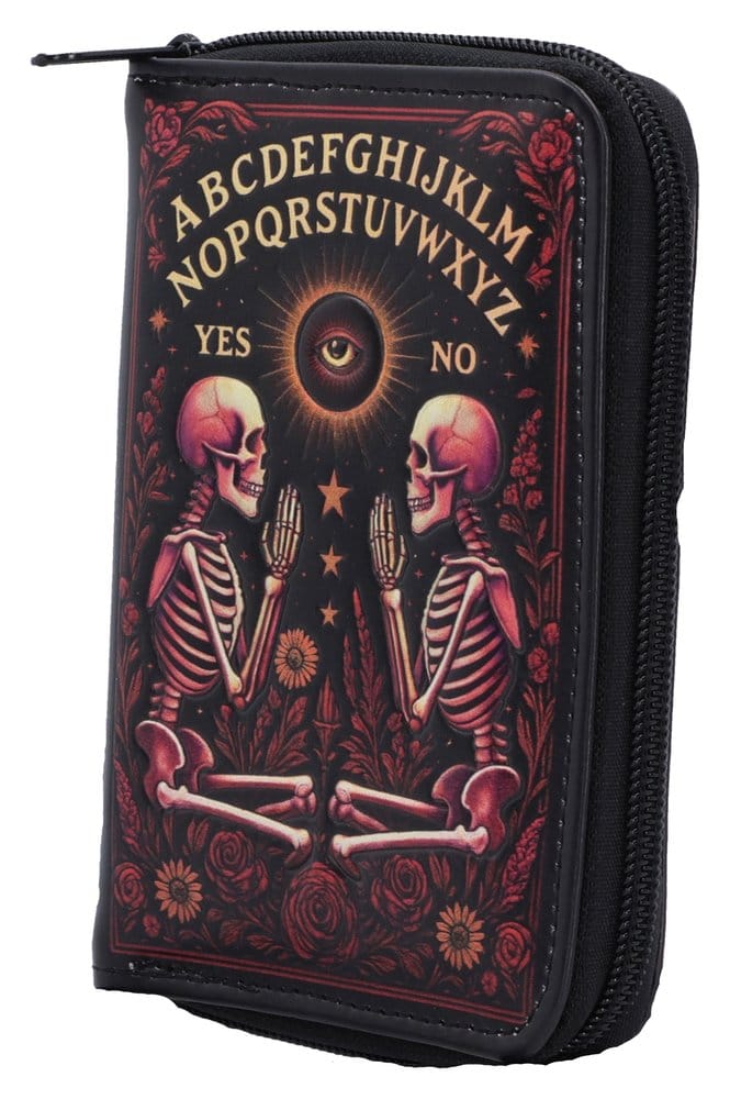 Borsellino Spirit Board in PU con scheletri in preghiera, 13 cm, Nemesis Now