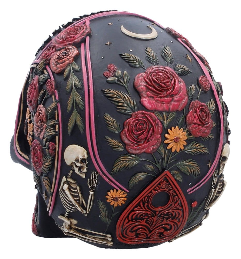 Teschio Spirit Board Skull Bloom Nemesis Now, decorazione da 15 cm