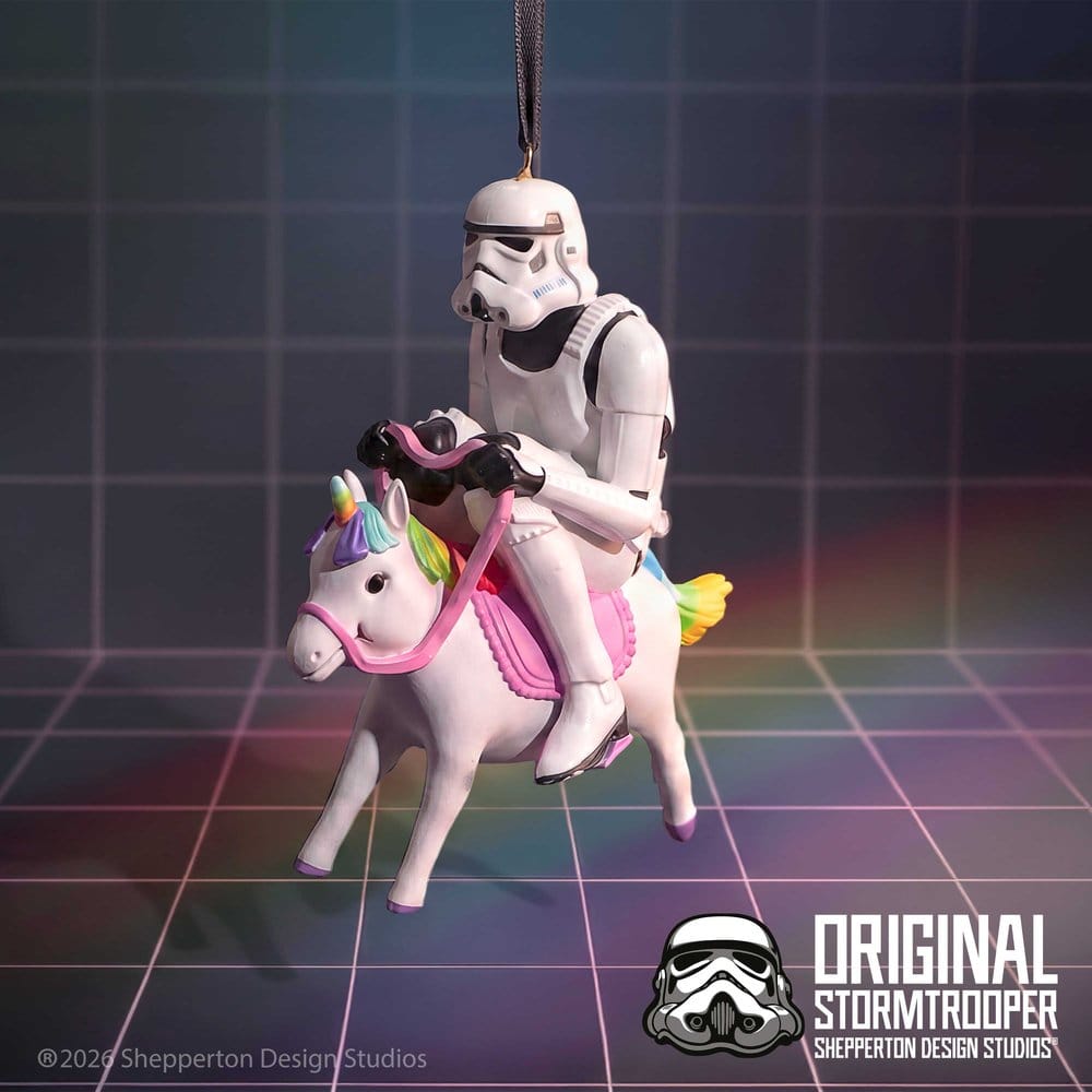 Original Stormtrooper - Ornamento da Appendere Giddy Up, 10 cm, Nemesis Now