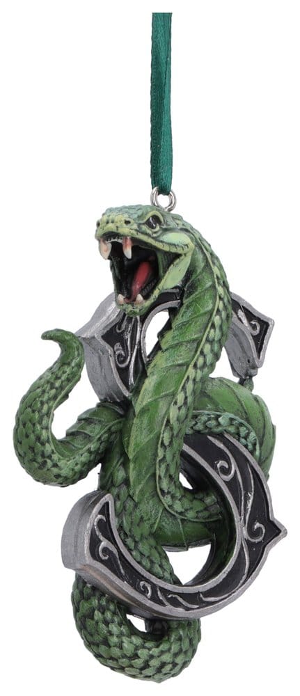 Ornamento da Appendere Harry Potter Mascotte Serpeverde 8 cm Nemesis Now