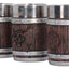 Set di bicchierini One Piece a forma di barile, 8 cm, Nemesis Now