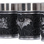 Set di 4 bicchierini Ozzy Osbourne Prince of Darkness, 9 cm, Nemesis Now